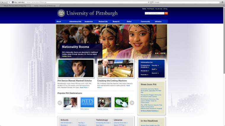 Pitt+website+made+user-friendly