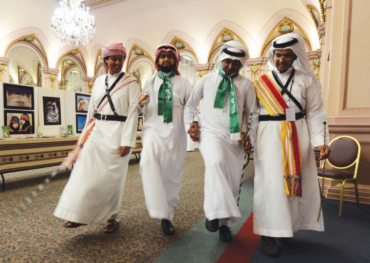Saudis celebrate national holiday in student union