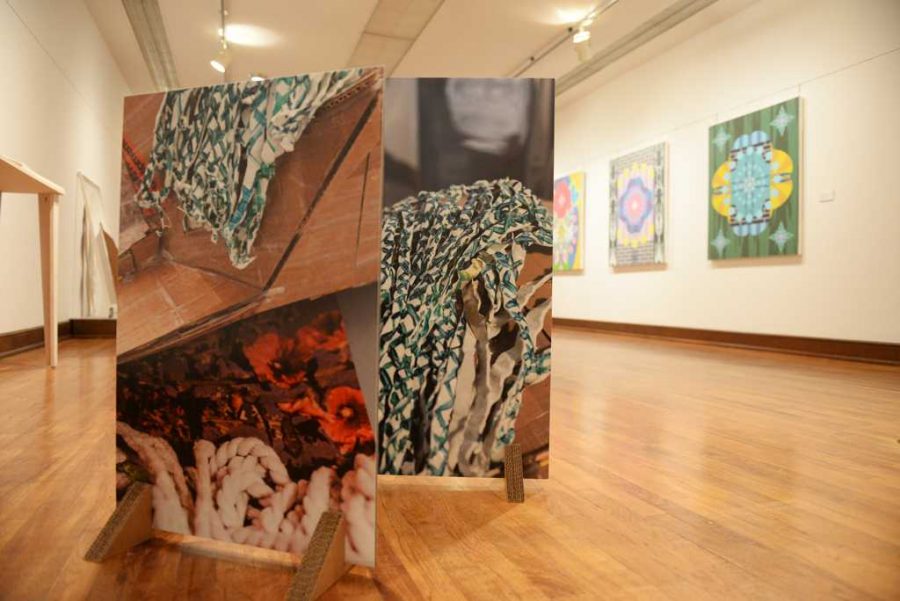 Studio Art faculty members showcased artwork in the Frick Fine Arts Gallery.
|Colin vant Veld / Staff Photographer