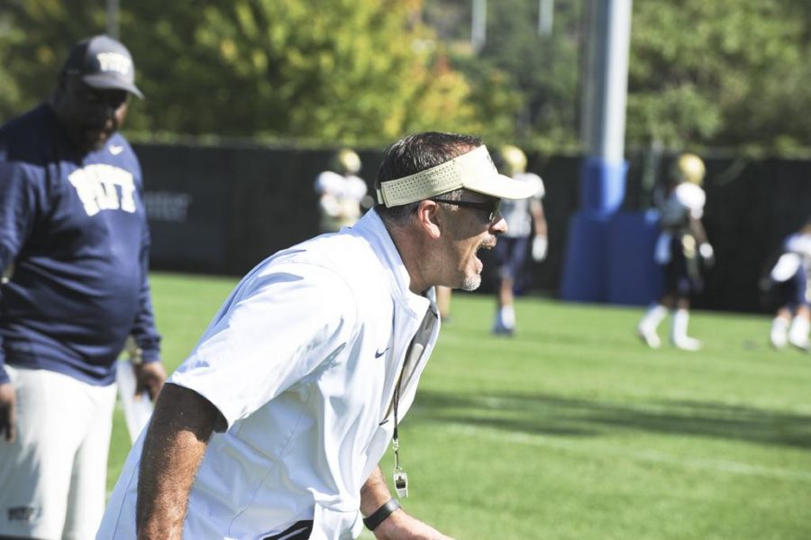 Pitt football head coach Pat Narduzzi now has 12 pledges lined up in his 2017 recruiting class. Stephen Caruso / Contributing Editor