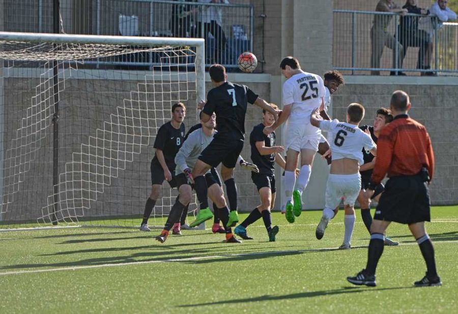 Pitts mens soccer team fell in a 2-0 shutout against Notre Dame Friday night.  Andrew Shin | Staff Photographer
