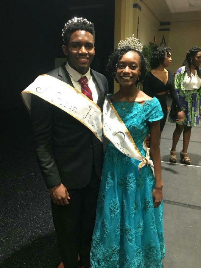 The+African+Students+Organization+crowned+Shamaal+Sheppard+King+and+Ilham+Adam+Queen+at+the+African+King+and+Queen+Pageant+Saturday+night.++Courtesy+Pitt+ASO
