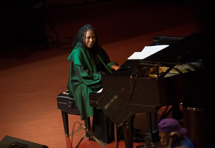 Pitt jazz professor and pianist Geri Allen joined the festivities in a few numbers.  Jeff Ahearn | Assistant Visual Editor