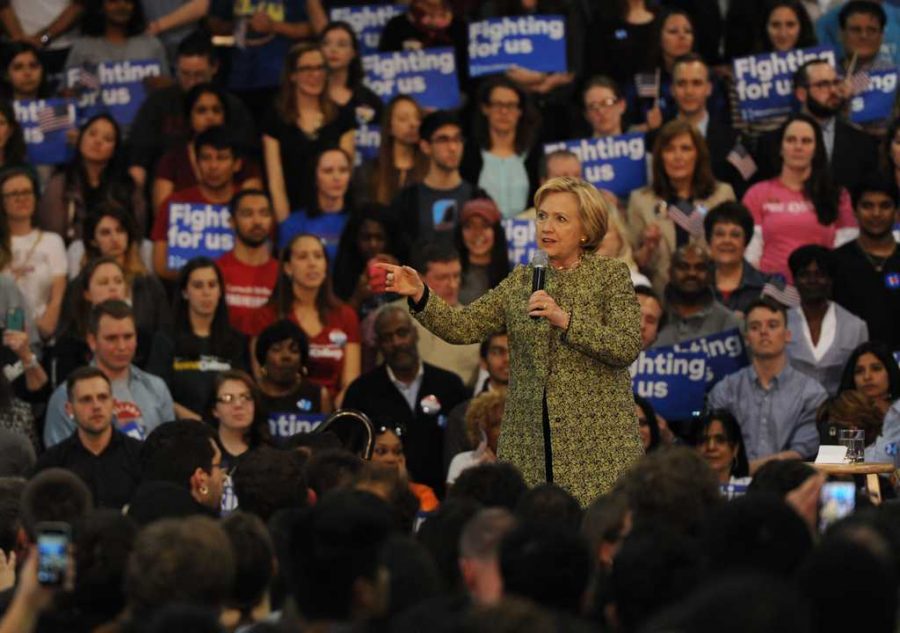 Hillary Clinton spoke at Carnegie Mellon University last week.  John Hamilton | Staff Photographer