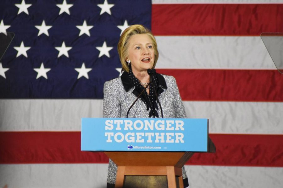 Democratic presidential candidate, Hillary Clinton, said There is so much more that unites us than divides us and spoke about Donald Trumps comments regarding Obama needing to resign for not calling the Orlando mass shooting a radical islamic attack.   Alex Nally | Staff Photographer