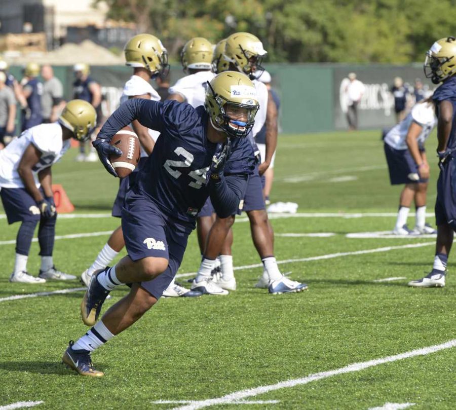 Pitt RB James Conner was one of three Panthers named to the Lombardi Award watch list. Stephen Caruso | Contributing Editor