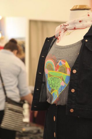 ModCloth sells location-specific t-shirts at each of their pop-up locations. Julia Zhu | Staff Photographer