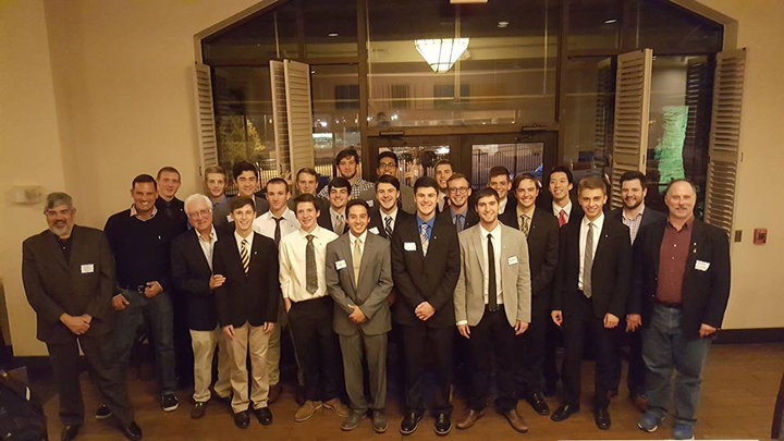 Pi Lambda Phi fraternity is back on campus after being suspended in 2014. Courtesy of Pi Lambda Phi, University of Pittsburgh 