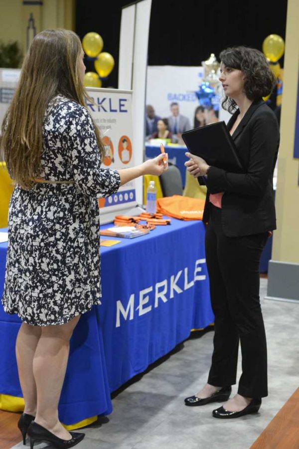 Prospective employers visited the University Oct. 4 and 5 for the Humanities Career Fair. Meghan Sunners | Senior Staff Photographer