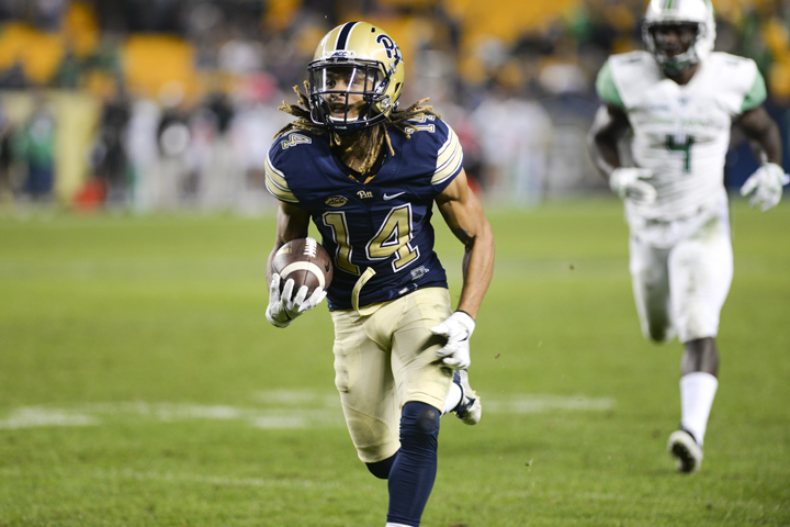 Pitt+cornerback+Avonte+Maddox+gets+drafted+by+the+Philadelphia+Eagles.+%28TPN+file+photo%29