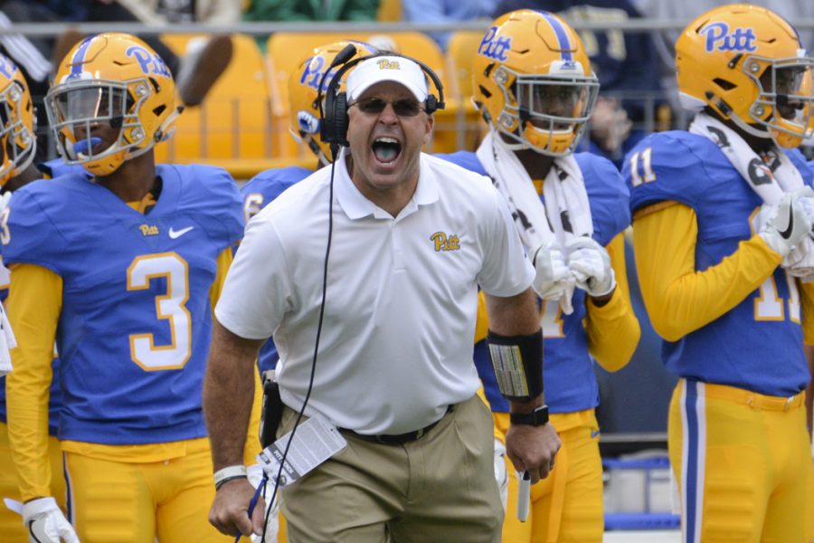 Pitt+head+coach+Pat+Narduzzi+secured+the+15th+verbal+commitment+to+his+second+full+recruiting+class+over+the+weekend.+Jeff+Ahearn+%7C+Senior+Staff+Photographer
