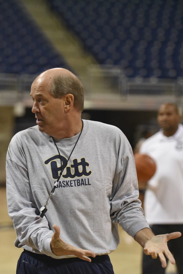 Kevin Stallings replaced Jamie Dixon as Pitts mens basketball head coach in March 2016. Matt Hawley | Staff Photographer