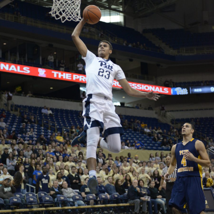 Cameron Johnson (23) scored 15 points in Pitts 75-70 win over Yale Tuesday night. Wenhao Wu | Senior Staff Photographer