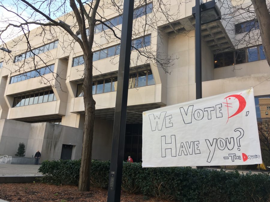 Pitt's Druids have voted, so they say. Photo by Zoe Hannah