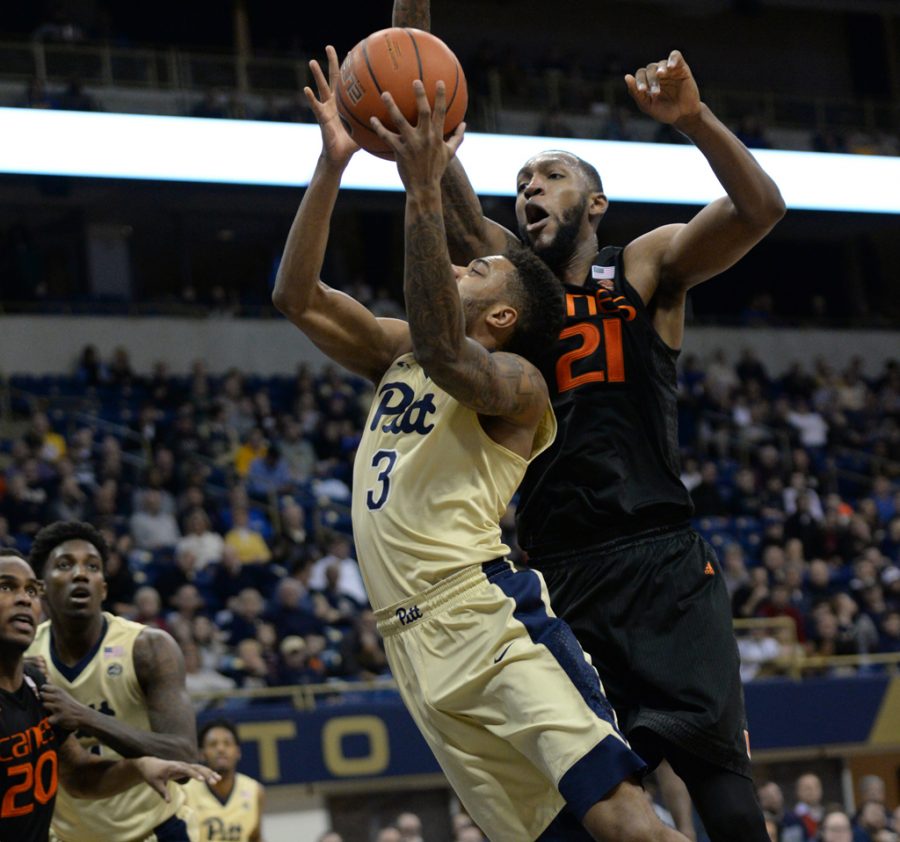 The Miami Hurricanes dominated Pitt in a 72-46 rout Saturday at the Petersen Events Center. Jeff Ahearn | Senior Staff Photographer