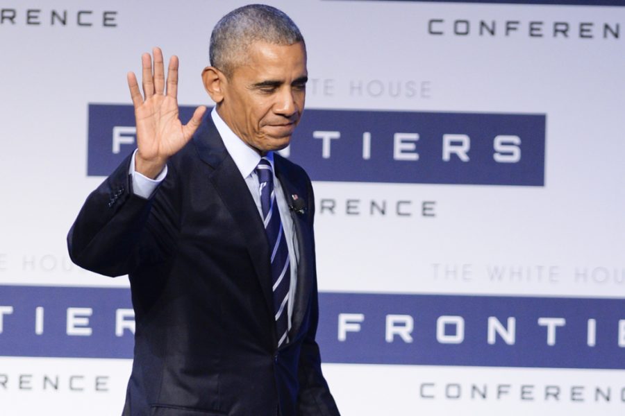 President Barack Obama leaves the stage after speaking at The White House Frontiers at Carnagie Mellon University in October. Jordan Mondell | Contributing Editor