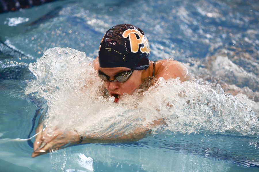 The Panthers dominated in the pool over the weekend, winning all four diving events and 31 of 32 swimming events. Anna Bongardino | Staff Photographer