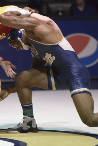 Pitt sophomore TeShan Campbell is the No. 10 seed at 165 pounds. Anna Bongardino | Staff Photographer 