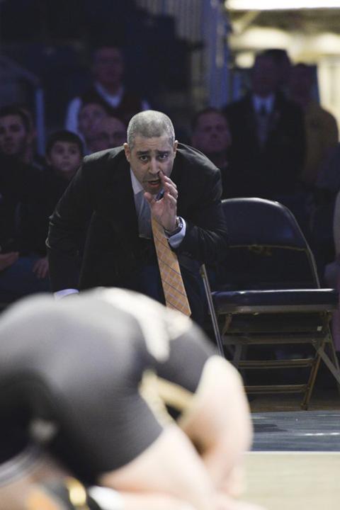 Pitt dismissed head wrestling coach Jason Peters Jan. 19 following an incident during the teams trip to Evanston, Illinois, for the Midlands Championships. Jeff Ahearn | Senior Staff Photographer