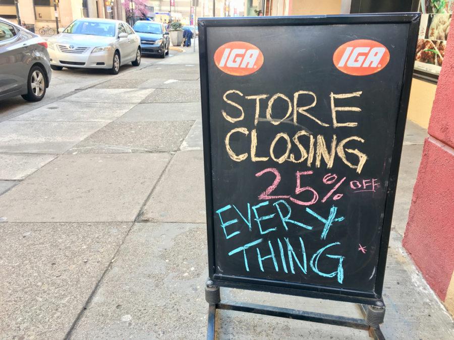 IGA will close at the end of the week. Meghan Sunners | Visual Editor