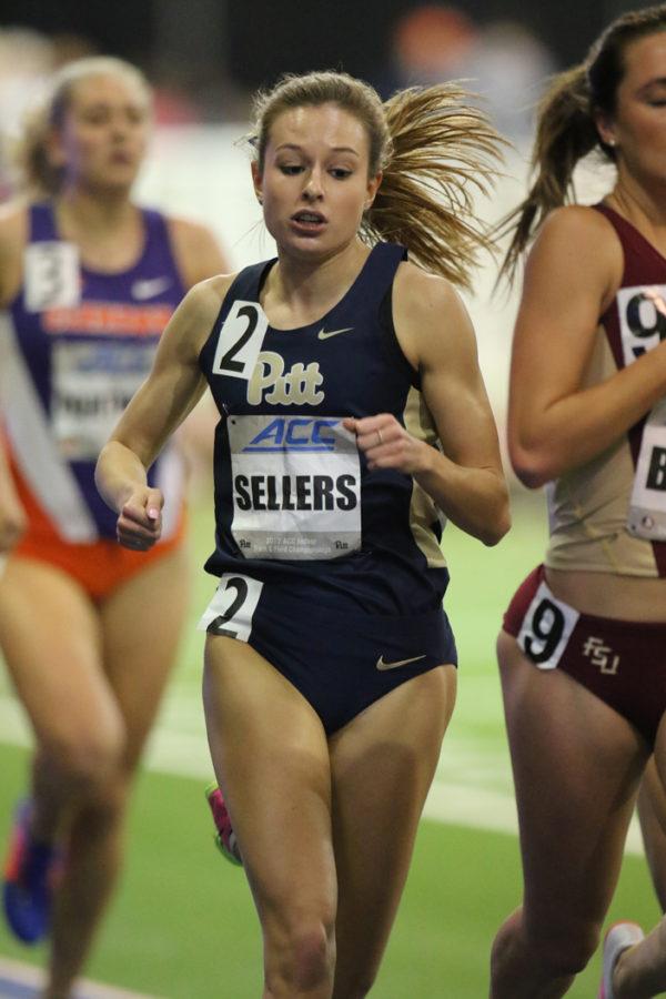 Joslin Sellers will graduate from Pitt this spring with the school mile record and a degree in chemical engineering. Courtesy of Pitt Athletics