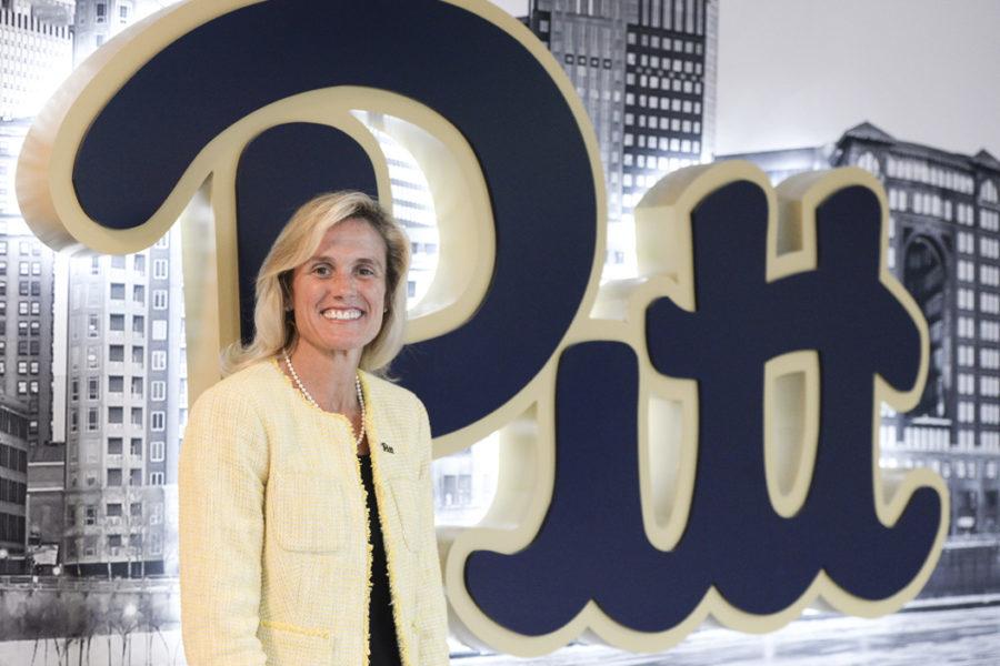Pitt Athletic Director Heather Lyke hired two coaches this week, filling vacancies in diving and gymnastics. (Photo by Jordan Mondell | Contributing Editor)