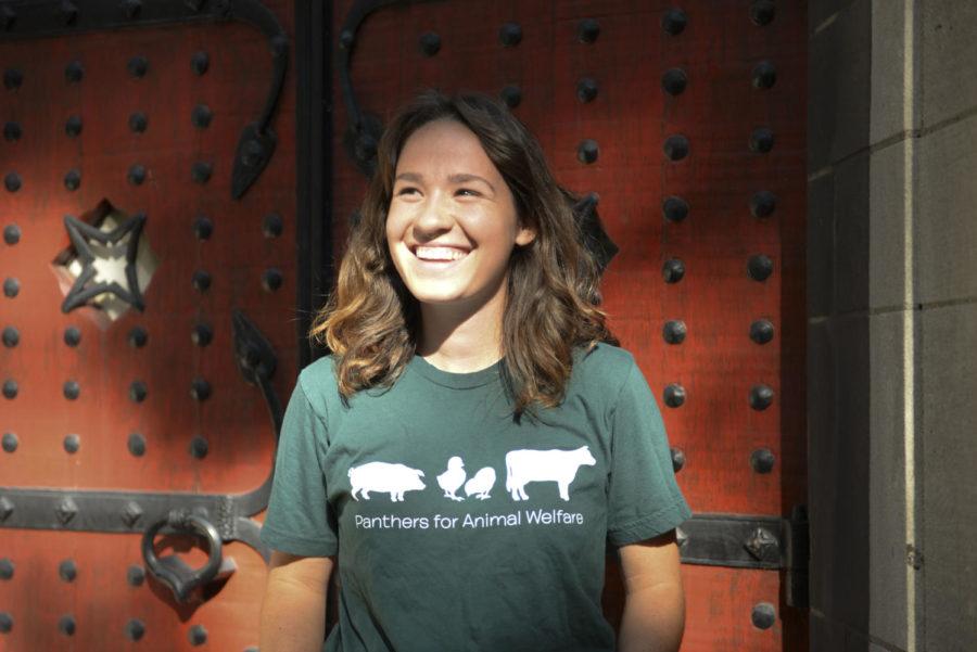 Sarah was a vegetarian for most of her life, but became a vegan when she began college in Fall 2015. (Photo by Anna Bongardino | Visual Editor)