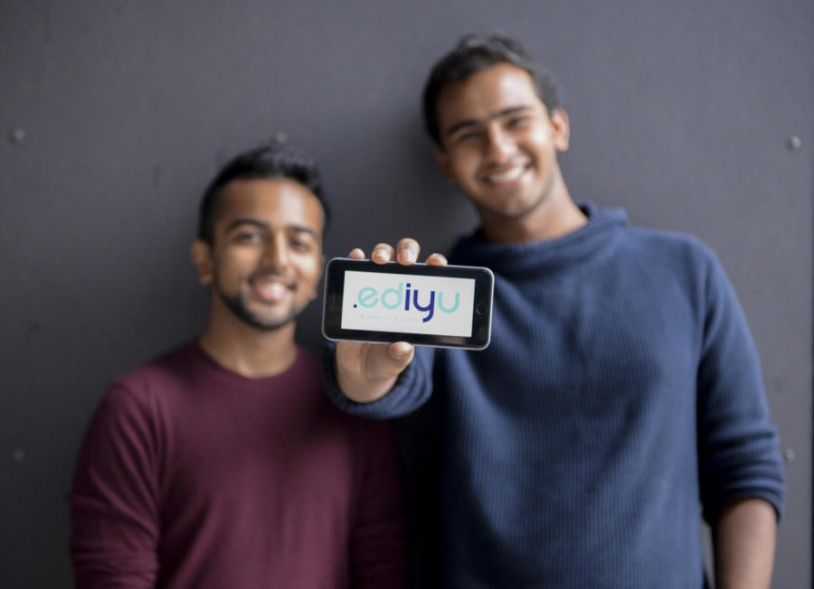 Amaratunga and Aniff created their app, Ediyu, after spending two and a half years and $10,000 to produce it. (Photo by Issi Glatts | Staff Photographer)
