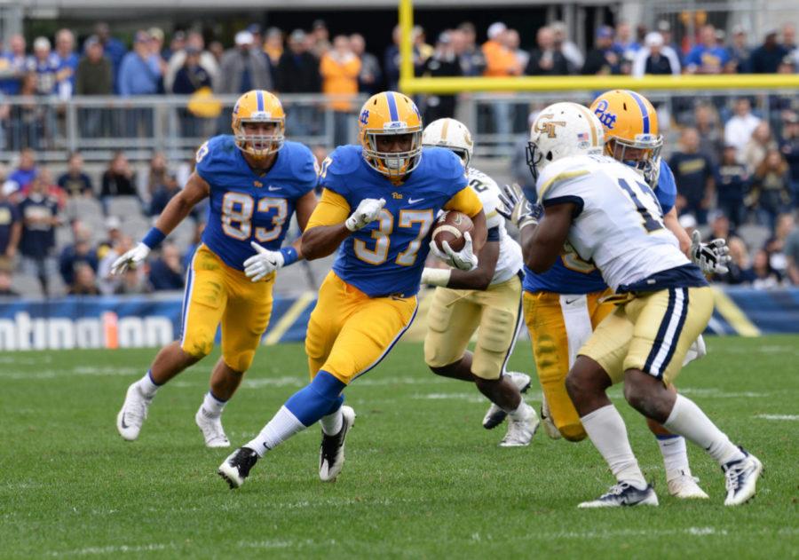 Qadree Ollison rushed 20 yards and made a touchdown in the game against Georgia Tech last season. (TPN file photo)