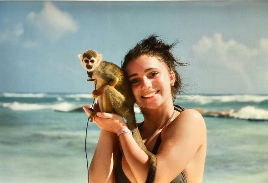 Alina Sheykhet loved animals and joined the Animal Lovers Club at Pitt. (Photo courtesy of Isabel Scrabis)
