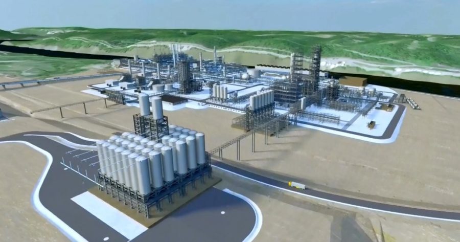 A rendering of Shells cracker plant in Beaver, Pennsylvania. (Photo courtesy of Shell)