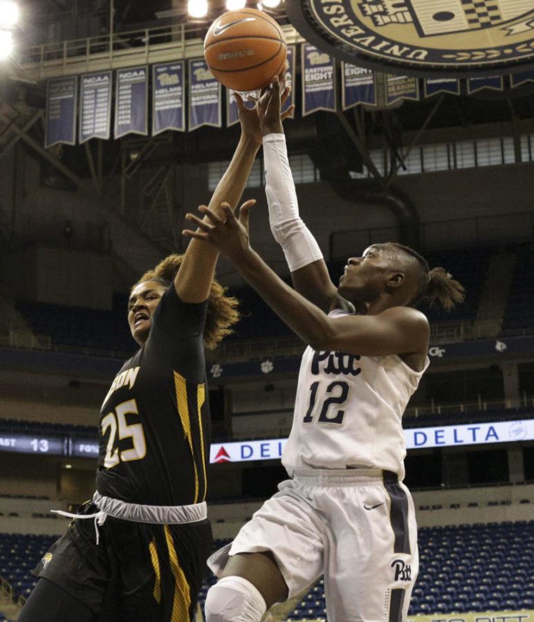 Redshirt+junior+Yacine+Diop+scored+24+points+in+Pitt%E2%80%99s+81-63+victory+over+Towson.+%28Photo+by+Thomas+Yang+%7C+Senior+Staff+Photographer%29