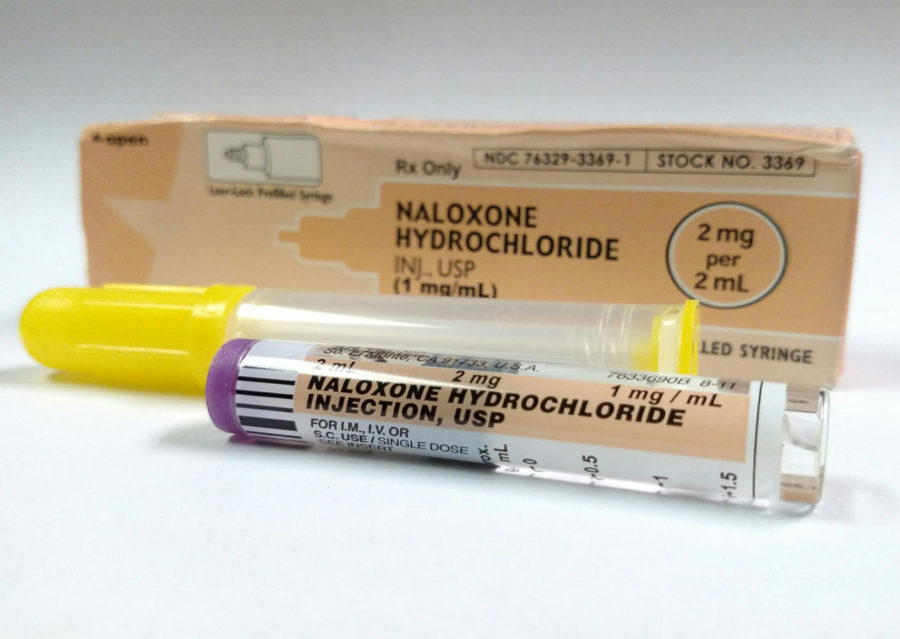 Naloxone is a widespread opioid antagonist that is used to treat acute opioid overdose. (Photo via Wikimedia Commons)
