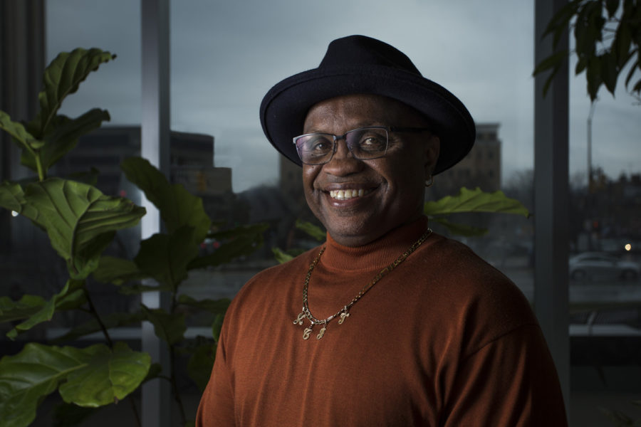 Richard Garland in the public health building.