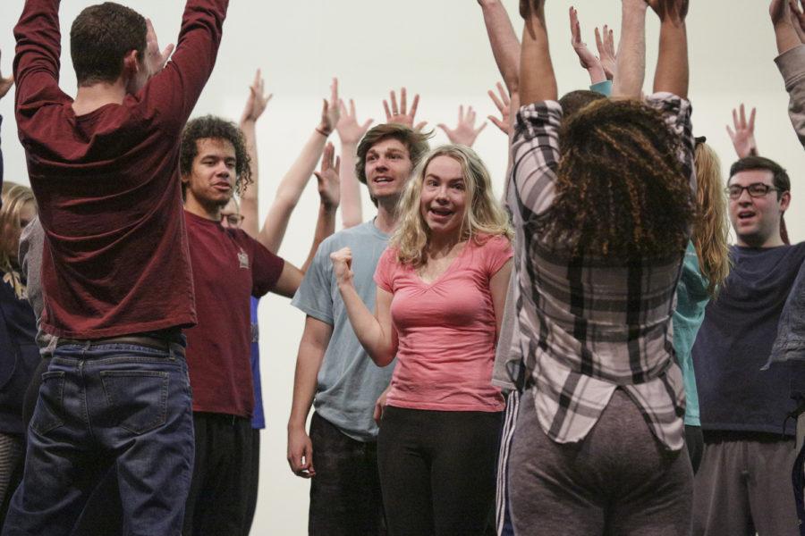 Pitt+students+rehearse+for+the+Musical+Theatre+Club%E2%80%99s+production+of+%E2%80%9CLegally+Blonde%E2%80%9D+Thursday+in+the+Charity+Randall+Theatre.+%28Photo+by+Thomas+Yang+%7C+Visual+Editor%29++