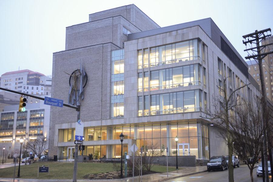 Pitts public health building, Parran Hall, is named after Thomas Parran, a controversial Surgeon General of the United States (Photo by Chiara Rigaud | Staff Photographer)