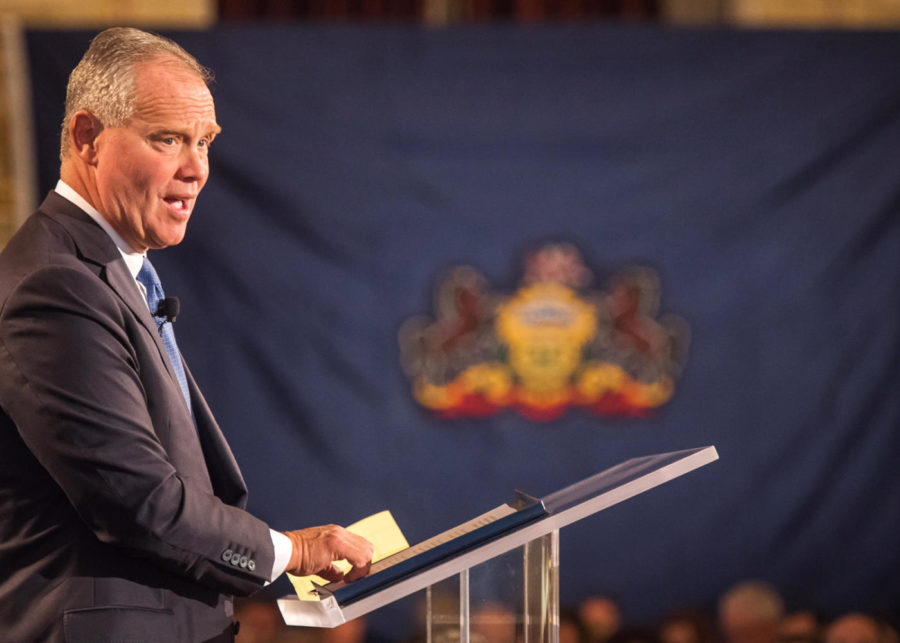 House Speaker Mike Turzai delivering a speech in October. (Image via Wikimedia Commons)
