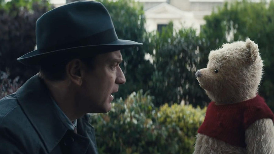 Ewan McGregor plays Christopher Robin and Tim Cummings is the voice for Winnie the Pooh in the family-friendly film released Aug. 3. (Photo via TNS/Disney)
