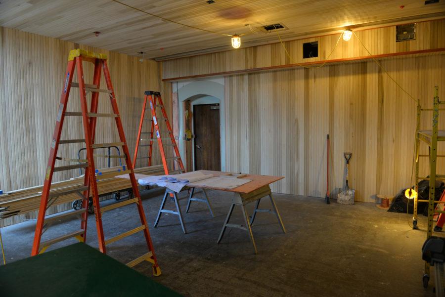 The Philippine Nationality room, currently under construction, will join the three existing East Asian heritage room. (Photo by Jon Kunitsky | Staff Photographer)
