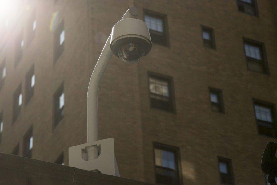 Pitt contributed $15,000 to the installation of 60 surveillance cameras throughout Oakland. 