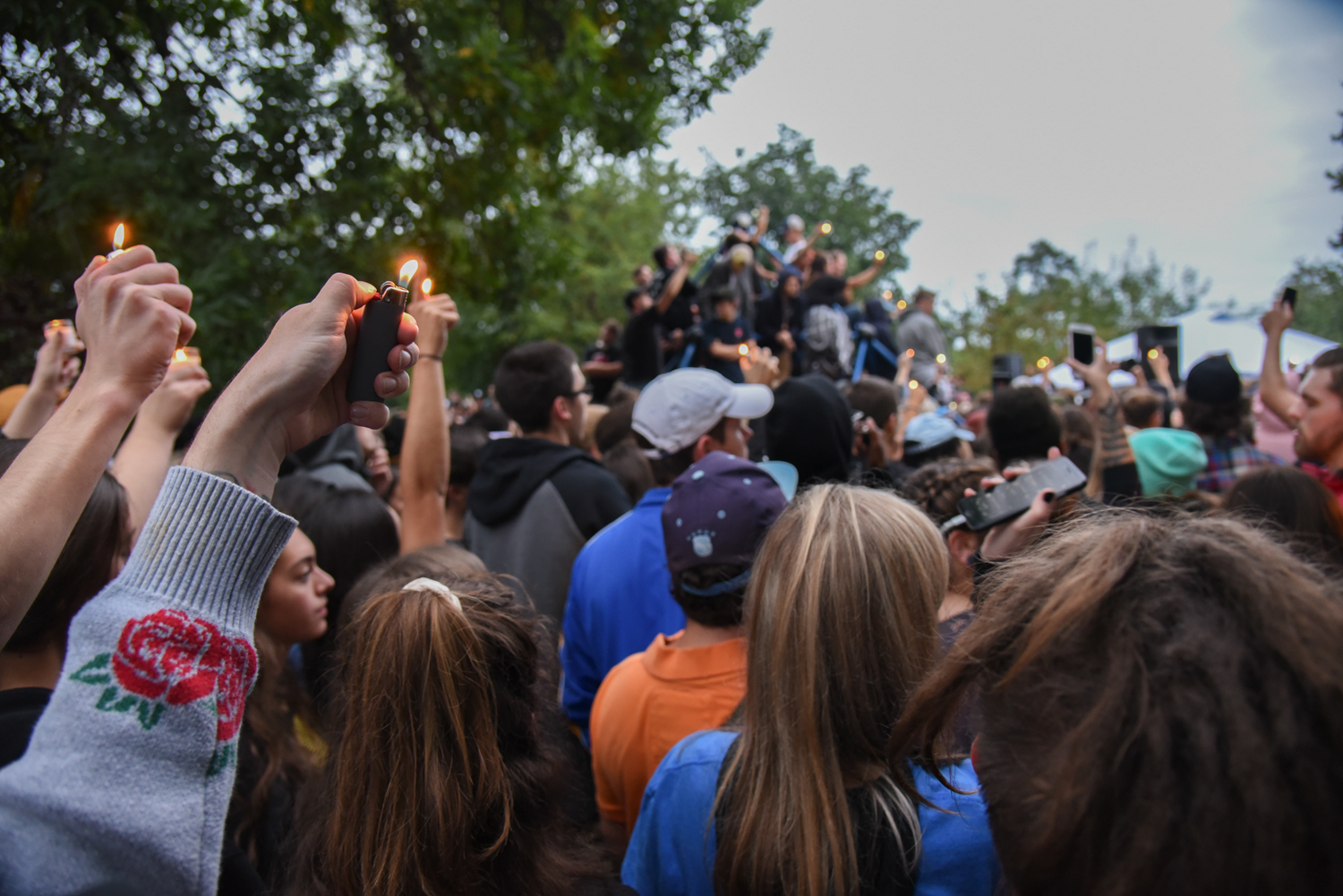 Hundreds gather at Blue Slide Park for Mac Miller vigil