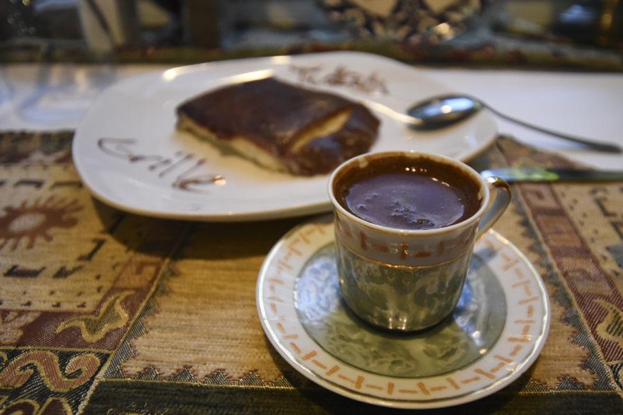 North Oakland’s Turkish Grille serves Turkish coffee with kazandibi — baked milk pudding with a caramelized top.