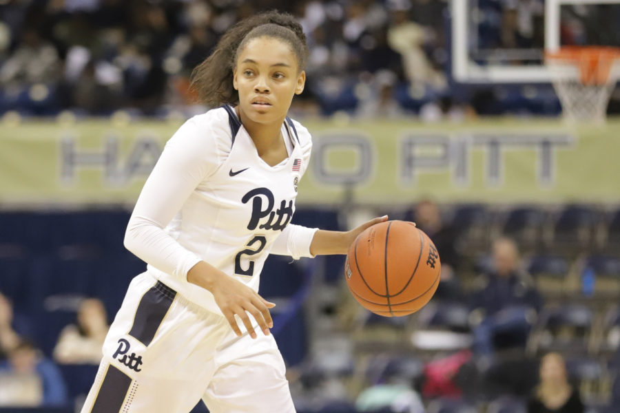 Redshirt senior Aysia Bugg (2) completed seven field goals during Pitt’s 64-55 loss to Youngstown.

