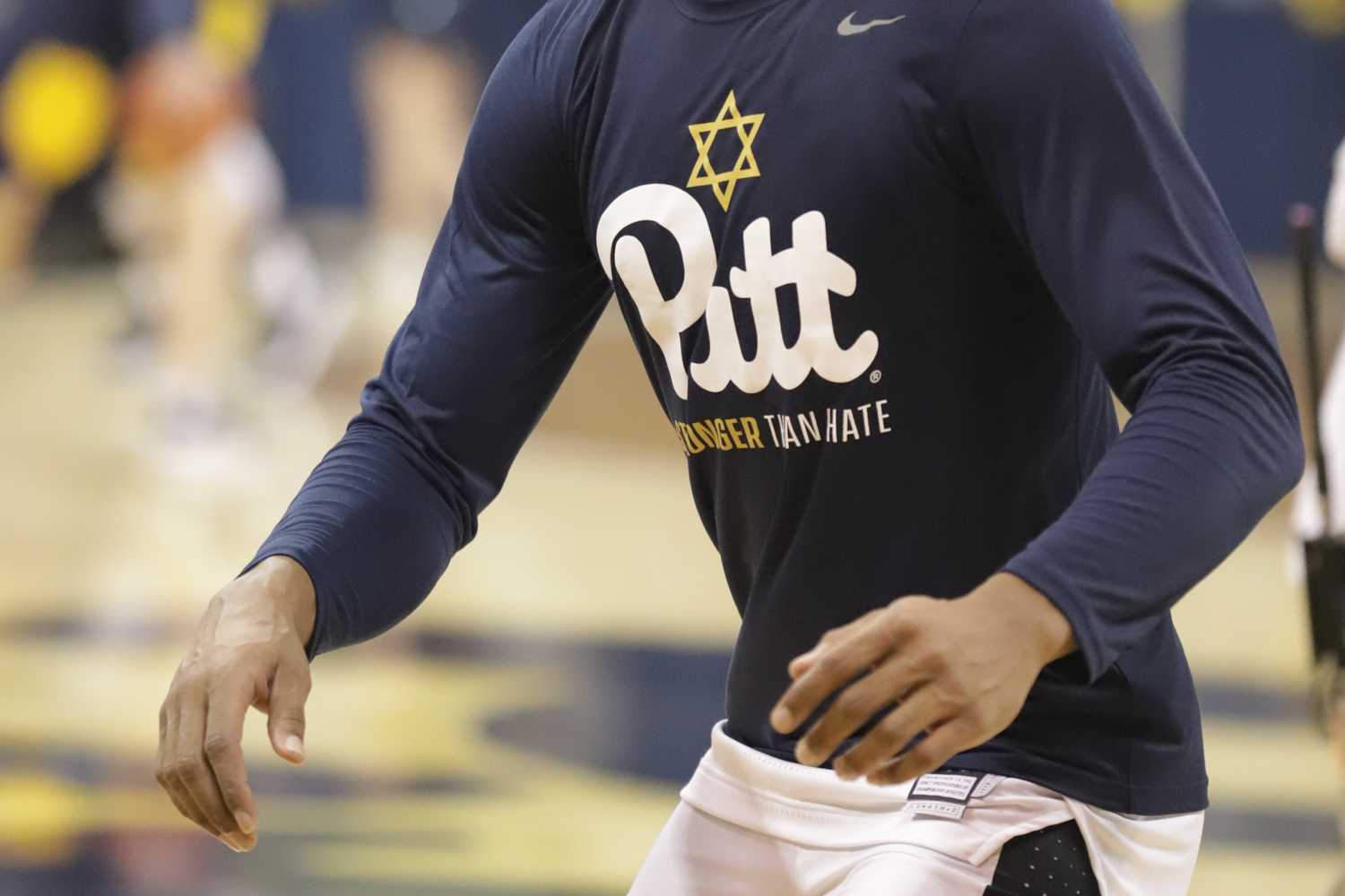 Pitt Basketball to Wear Stronger Than Hate Warmup Shirts