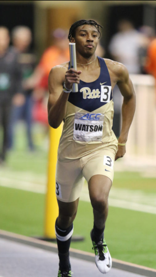 Junior Dante Watson participated in the Pitt’s men’s 4x400m relay team that was .33 seconds away from taking last season’s ACC Championship.
