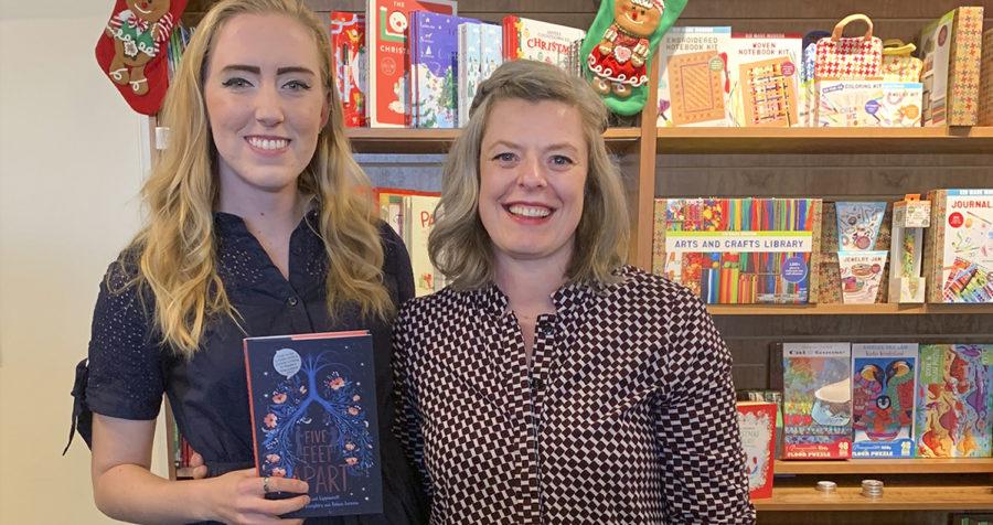 Pitt alumna Rachael Lippincott (left) has been on The New York Times’ best-seller young-adult hardcover list for the past 11 weeks because of her novel adaptation of the movie “Five Feet Apart.” 