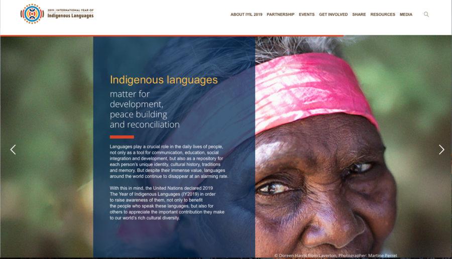 2019 has been declared the Year of Indigenous Languages by the United Nations. 
