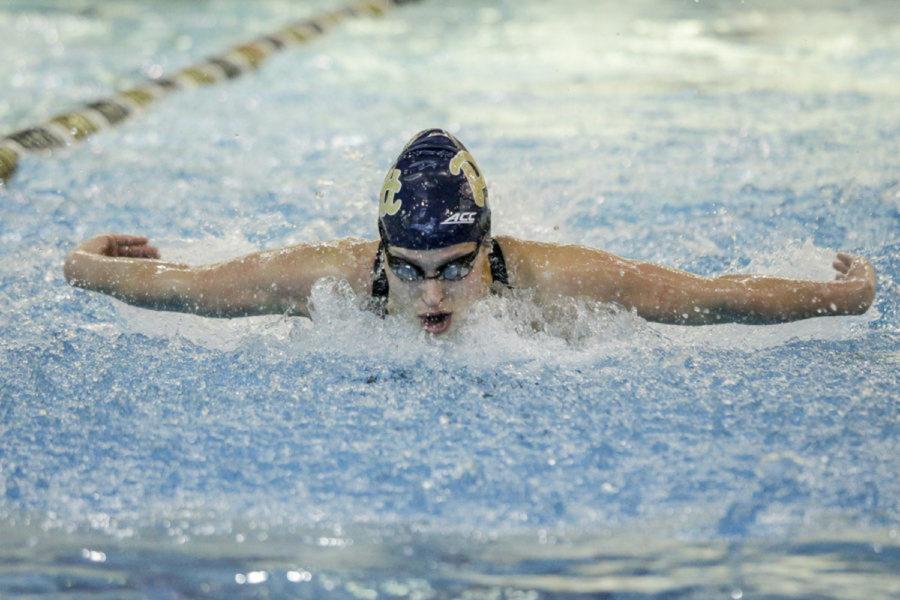 At+the+championships+this+year%2C+Valerie+Daigneault+will+compete+in+three+individual+events%2C+the+200-yard+individual+medley+on+the+first+day%2C+either+the+200-yard+freestyle+or+the+100-yard+backstroke+on+the+second+day+and+the+200-yard+backstroke+on+the+final+day.+%0A%0A