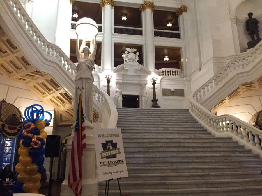 Students who attended Pitt Day in Harrisburg were treated to tours of the capitol, sit-down conversations with elected officials and a career-advice panel with Pitt alumni who work in the state government.

