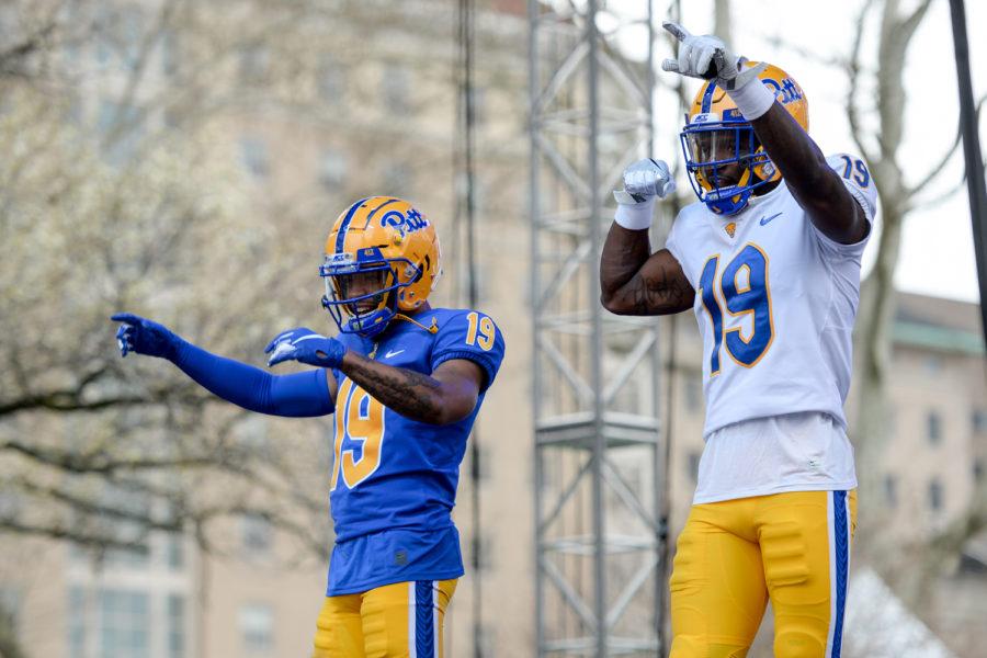 The 412 on the redesigned Pitt football helmets has become a subject of controversy.